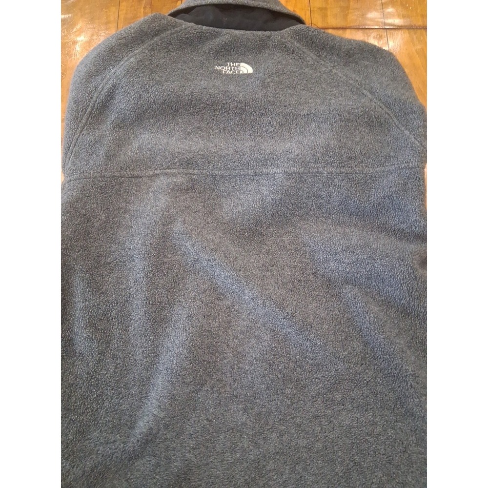 The North Face Full Zip Fleece Jacket Outdoor Hiking Gray Mens Size M TNF Polart - Picture 5 of 6